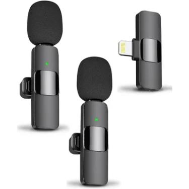 Imagem de Microfone De Lapela Sem Fio Lightning Dois Canais Duplo, 9705 , Md9