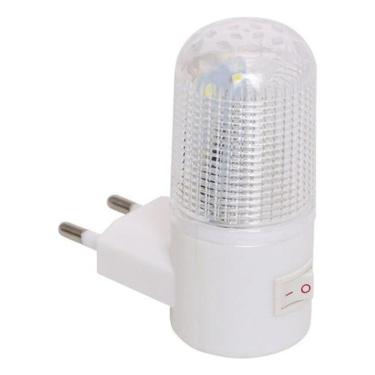 Imagem de Kit 2 Luminária De Tomada Abajur Led Mini Luz Noturna Bivolt