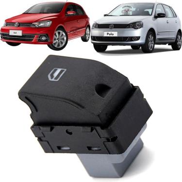 Imagem de Botão Vidro Elétrico Dianteiro Direito Vw Fox Gol G4 G5 Novo