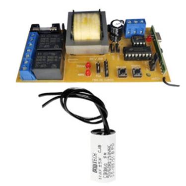Imagem de Kit Central Nb52 e Capacitor 12uf para Portão Automático de Casas e Condomínio