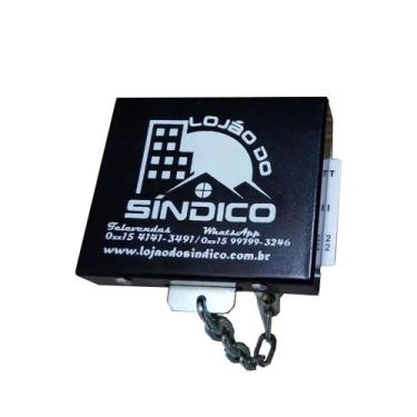 Imagem de Trava para Carrinho de Compras com Corpo em Ferro - JSN, Sistema novo 