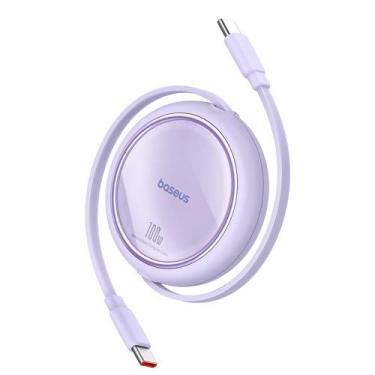 Imagem de Cabo Tipo C para Tipo C Baseus Free2Draw Mini Retrátil 100W 1 m - P103