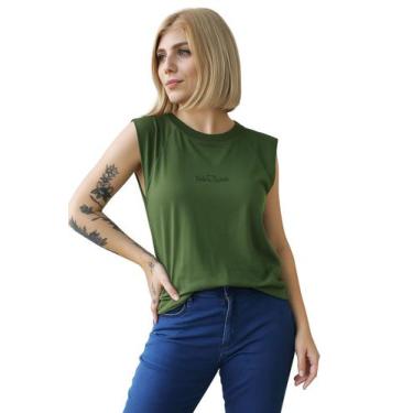 Imagem de T-Shirt Feminina Sem Cava Polo Wear Verde Medio, Verde medio, G