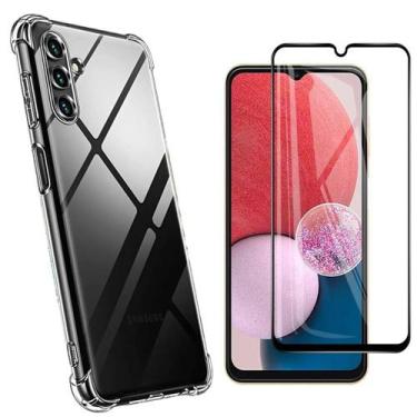 Imagem de Capa Capinha Anti Impacto + Pelicula 3D Vidro Galaxy A13 5g - Universo