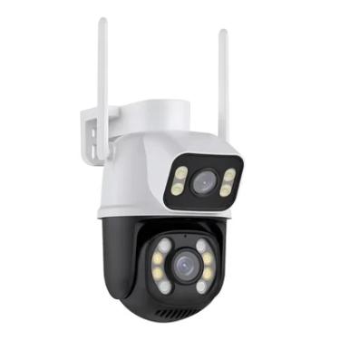 Imagem de Câmera Dupla De Segurança Wi-fi Smart Camera A28b 3mp Externa A Prova D´agua