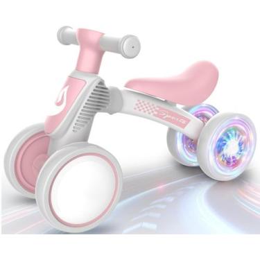Imagem de Iluminação colorida Balance Bike WETIFY para menina de 1 ano