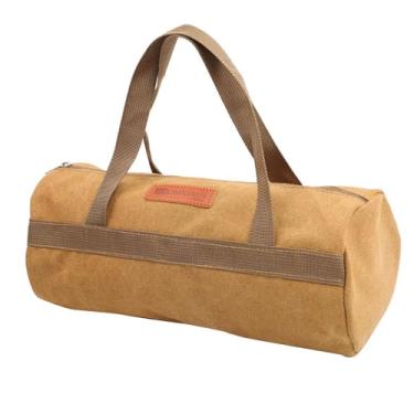 Imagem de rockible Organizador de estacas para barraca, bolsa de lona, ​​bolsa de armazenamento portátil, multiuso para mochila, caminhada, área externa, garagem, carro