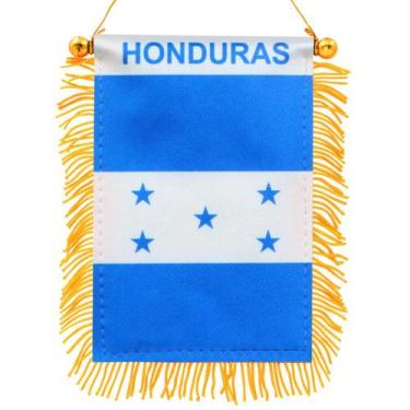 Imagem de Bandeira pendurada na janela Anley Honduras Fringy 10 x 15 cm
