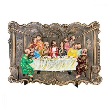 Imagem de Decoração Natal Santa Ceia Em Borracha 37cm - Gici Decor