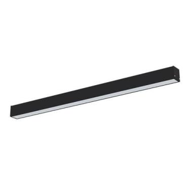 Imagem de Luminária Sobrepor Taschibra Vetor Led Linear 35w Bivolt Preta 2700k L