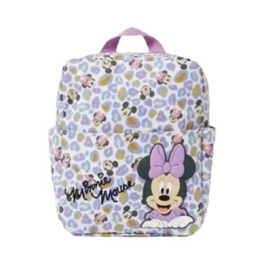 Imagem de Mochila De Lona Mickey Minnie Disney, Bolsa Escolar De Grande Capacida