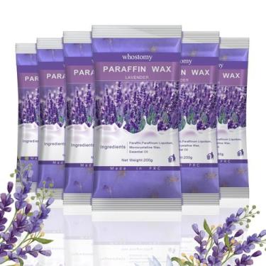 Imagem de Pacote com 6 recargas de cera de parafina, whostomy, para mãos e pés