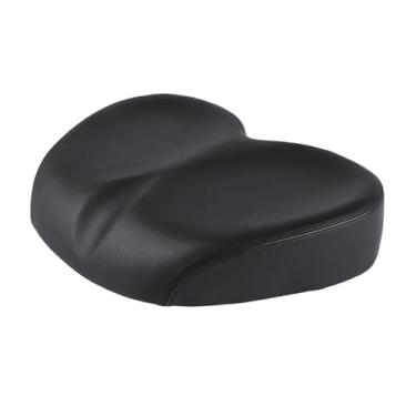 Imagem de RNXRZANK Assento de Bicicleta Selim de Bicicleta Confortável para Bicicletas de Estrada, Mountain Bikes, Fino, Absorção de Choque, Almofada Macia, Preto, Tamanho real