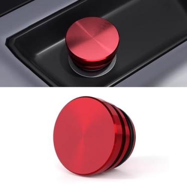 Imagem de Hirificing Plugue de isqueiro de carro, botão de entrada do acendedor de cigarros, tampa de alumínio para soquete, à prova d'água, à prova de poeira, fonte de alimentação de 12 volts, capa de isqueiro