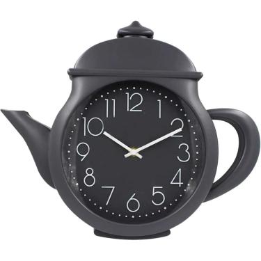 Imagem de Relógio De Parede Chaleira De Plástico A Pilha 29Cm
