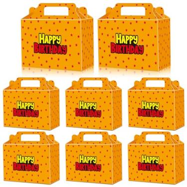 Imagem de Noekanfy 20 peças de caixas de presente de festa de desenho animado/caixas de doces de desenho animado, sacos de presente para crianças, meninos, aniversário, chá de bebê, decoração de mesa