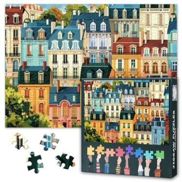 Imagem de 1000 Pieces Jigsaw Puzzles for Adults, Historical Paris Streets Puzzle for Adults, Children and Elderly, Iconic Architecture Jigsaw Puzzles, Sturdy Pieces Challenging Family Game