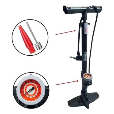 Imagem de Bomba de Ar Manual para Encher Pneu Bicicleta Bola Bike 160psi - Starfer