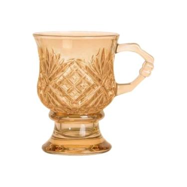 Imagem de XICARA DE VIDRO CLARUS AMBAR 130ml