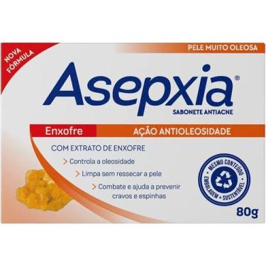 Imagem de Asepxia - Sabonete Barra Facial Enxofre, Acao