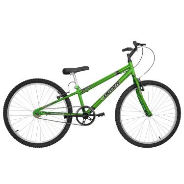 Imagem de Bicicleta de Passeio Ultra Bikes Esporte Chrome Line Rebaixada Aro 26 Reforçada Freio V-Brake Sem Marcha Verde Green