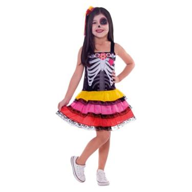 Imagem de Novabrink - Supermagia & Halloween Fantasia Caveira Mexicana P