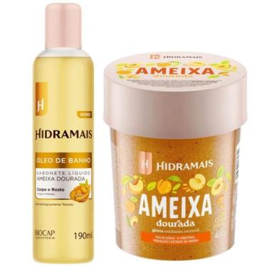 Imagem de Kit Ameixa Dourada 1 Sabonete Óleo 190ml + 1 Geléia Esfoliante 350g Hi