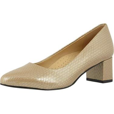 Imagem de Trotters Sapato feminino Kari, Cobra castanho-acinzent, 10