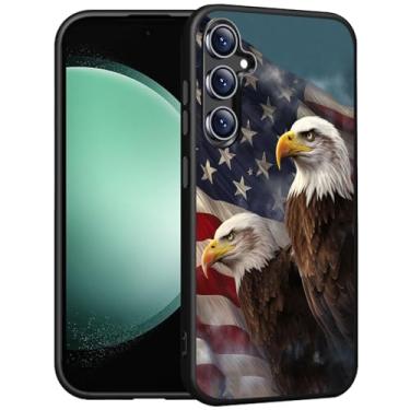 Imagem de FQTBCEARI Capa para Samsung Galaxy S24 FE, capa de silicone fina com [forro de microfibra macio antiarranhões] capa protetora à prova de choque para Galaxy S24 FE 5G de 6,7 polegadas, bandeira