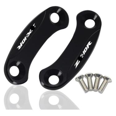 Imagem de BYYINGSUS Tampa do espelho traseiro do para-brisas da motocicleta compatível com ZX-6R 2019-2023 ZX-10R 2016-2023 (preto Zx-10r)