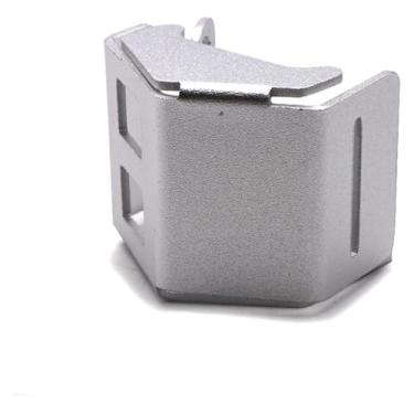 Imagem de BYYINGSUS Acessórios de modificação de motocicleta tampa protetora para panela de óleo de freio traseiro capa protetora capa decorativa compatível com G310R 2018-2020 (prata)