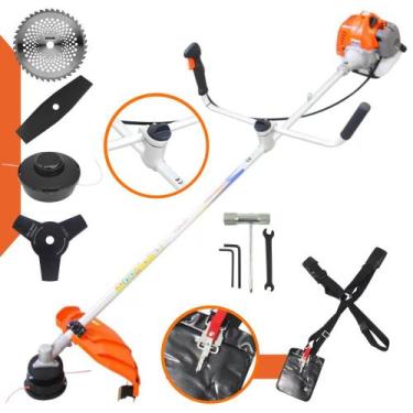 Imagem de Roçadeira Aparador de Grama Vulcan VR430P À Gasolina 2T 43cc 1,7HP de 