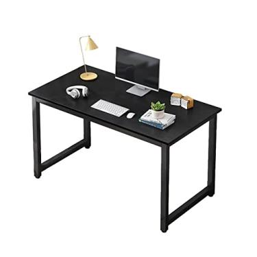 Imagem de CLLBANT Mesa para PC mesa escritório em casa mesa de trabalho secretária individual simples estúdio para adultos secretária de estudo de escrita simples mesa de escritório