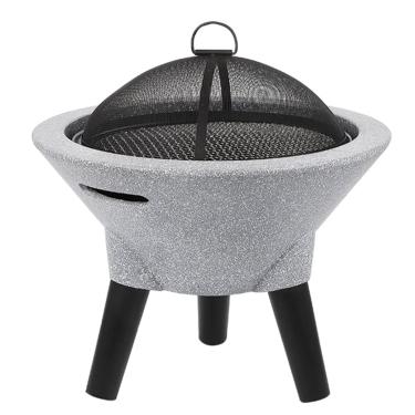 Imagem de Conjunto de mesa de churrasqueira para lareira para jardim, lareira ao ar livre, quintal, pátio, lareira, lareira, fácil de usar, isolar faíscas (Cor: Kit-1) (Kit 2)