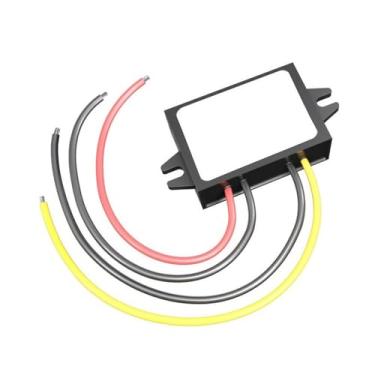 Imagem de Conversor de tensão de 24V a 12V 5A 10A DC Buck DC 24 volts para 12 Volts, regulador redutor, ônibus táxi, caminhão, monitor de câmera, fonte de alimentação (caixa de plástico ABS - 2S, DC 24V_DC 12V