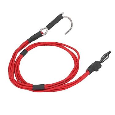 Imagem de ZJchao Corda de Reboque Cinética, Acessórios RC Cinta de Guincho Cinético para Rastreador RC, Corda de Escape para Acessórios de Rastreador, Gancho de Reboque de Resgate, para Carros 1/10 1/8 (#2)