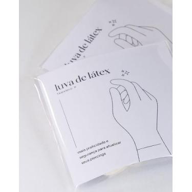 Imagem de Luva de Látex para Manuseio de Piercings - Aderência e Conforto - no-b
