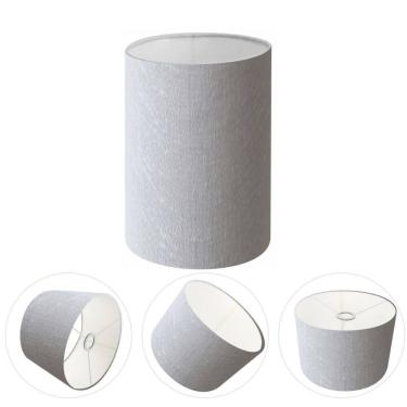 Imagem de Cúpula Abajur Cilíndrica Cp-8004 Ø15x25cm Rustico Cinza