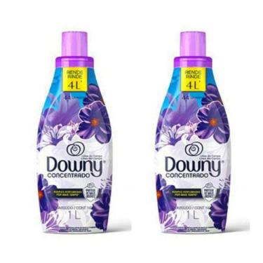 Imagem de Amaciante de roupas concentrado Downy - Lírio do Campo  - 1 L - Kit 2 