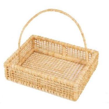 Imagem de Cesta artesanal de palha - Belas cestas , amarelo, 250