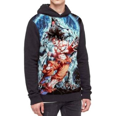 Imagem de Moletom Com Capuz Dragon Ball Ref:542 - smoke, Preto, GG