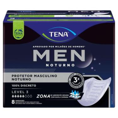 Imagem de Absorvente Tena Men Noturno - Embalagem com 8 Unidades
