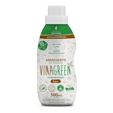 Imagem de Amaciante Natural Hipoalergênico Concentrado 500ml Com Vinagre Perfume Suave Para Roupas Delicadas Pele Sensível Bebê Adulto Antialérgico (Coco)