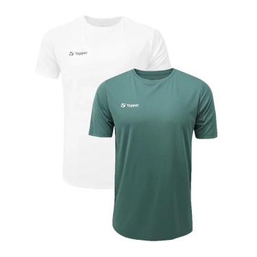Imagem de Kit 2 Camisetas Topper Sky Feeling Masculina-Masculino