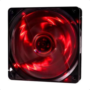 Imagem de Cooler Fan 4 Leds 120 x 120 x 25 mm OEX Game F10 Vermelho