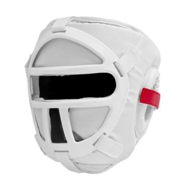 Imagem de Baoblaze Capacete de boxe, equipamento de sparring ventilado, protetor confortável, capacete de treinamento, proteção para de boxe para homens e mulheres, L