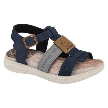 Imagem de Molekinho Sandália Papete Infantil Menino, Marinho, Tamanho 26, Casual, Confortável