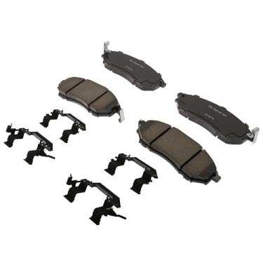 Imagem de ACDelco Gold 17D888CH Kit de pastilhas de freio a disco dianteiro de cerâmica com clipes