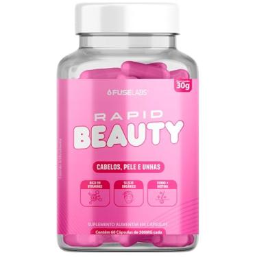 Imagem de Rapid Beauty FuseLabs – Suplemento Feminino para Cabelos Fortes, Unhas Resistentes e Pele Radiante – 60 Cápsulas
