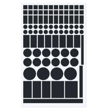 Imagem de Adesivos de bloqueio de luz LED sombreamento evita brilho grande força de adesão adesivos de escurecimento de luz bloco de capas de LED (2)